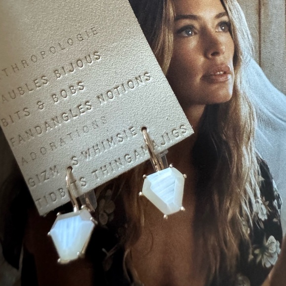 Anthropologie Jewelry - New - Anthropologie mother of pearl drop  earrings